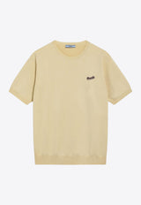Logo-Embroidered Crewneck T-shirt