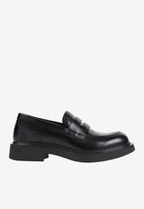 Enki Leather GG-Motif Loafers