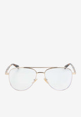 Aviator Frame Metal Glasses