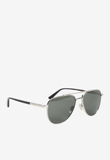 Aviator Frame Metal Sunglasses