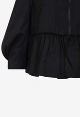 Ruffled Frill Peplum Jacket