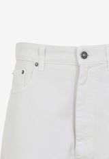 Tapered-Leg Low-Rise Jeans
