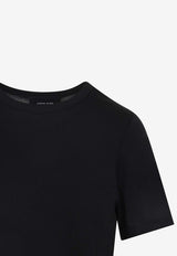 Crewneck T-shirt with Bow-Tails