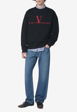Logo-Printed Crewneck Sweatshirt