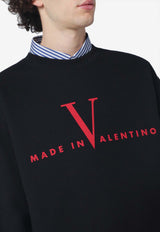 Logo-Printed Crewneck Sweatshirt