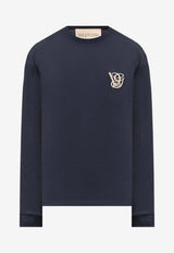 Logo-Embroidered Crewneck Sweatshirt