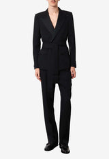 Wool Straigh-Leg Pants