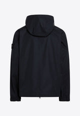 Stone Island Logo Patch Zip-Up Jacket Blue S154100037S0F01/S_STONE-V0020