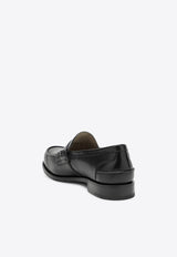Brushed Leather Loafers