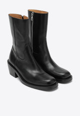 Leather Ankle Boots