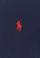 Polo Ralph Lauren Logo Embroidered T-shirt Navy 710680785004_INK_48136899