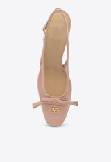 Valet Du Roi 60 Leather Slingback Pumps