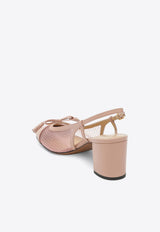 Valet Du Roi 60 Leather Slingback Pumps