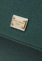 Medium Sicily Leather Top Handle Bag