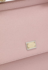 Medium Sicily Leather Top Handle Bag