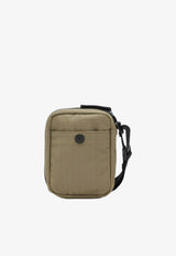 Logo-Patched Messenger Bag