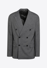 Double-Breasted Wool Blazer