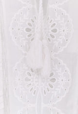 Isabel Marant Etoile Payton Tie-Neck Blouse White HT0768FAD1J05E20WH_White_41973155