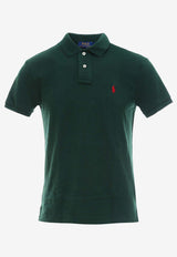 Polo Ralph Lauren Logo Embroidered Polo T-shirt Green 710795080018_COLLEGE GREEN_48136850