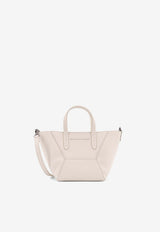 Brunello Cucinelli Bc Duo Leather Tote Bag White MBDKD2675C4295_White_40000223