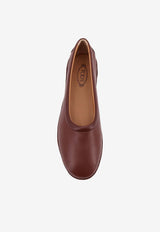Tod's Studded Leather Ballet Flats Brown XXW04M0KC50SWZS202_Brown_44130048