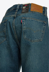 Washed Straight-Leg Jeans