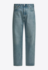 Washed Straight-Leg Jeans