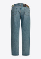 Washed Straight-Leg Jeans