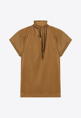 Scarf Short-Sleeved T-shirt