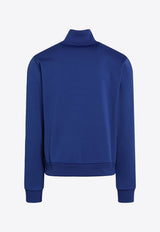 Logo-Printed Zip-Up Sweatshirt