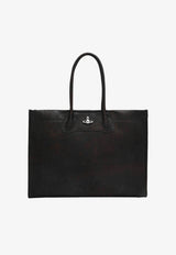 Troy Leather Tote Bag