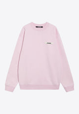 Logo-Embroidered Crewneck Sweatshirt