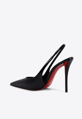 Christian Louboutin Miss Z 100 Slingback Pumps in Patent Leather Black 1260473B439_BLACKLINBLACK_48030674