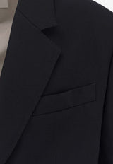 AMI PARIS Single-Breasted Buttoned Blazer Black HBV763WV0194001_Black_48013856