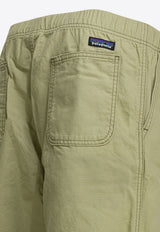 Stitched Straight-Leg Pants
