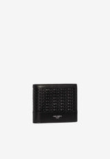 Weave Plongé Leather Wallet