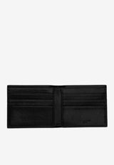 Leather Wallet with Interlocked-DG