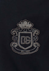 Crewneck T-shirt with Logo-Patch