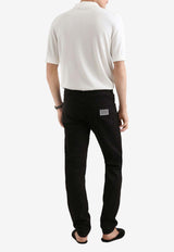 Polo T-shirt with Logo-Patch