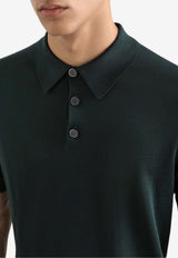 Silk Polo T-shirt with Logo