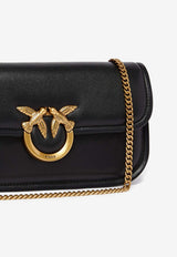 PINKO Small Love Box Shoulder Bag Black 105083A26L_Z99Q