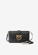PINKO Medium Love One Slouchy Shoulder Bag Black 105823A0QO_Z99Q