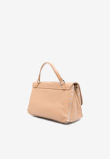 Zanellato Small Postina Leather Shoulder Bag Beige 0680100050000S_Z0294