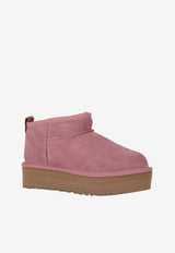 UGG Kids Girls Classic Ultra Mini Platform Boots Pink 1157791K_PDW