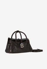 Zanellato Small Dotta Top Handle Bag Black 0687502100000S_Z1153