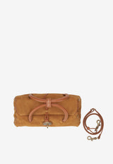 Zanellato Small Dotta Suede Top Handle Bag Brown 0691200070000S_Z0250