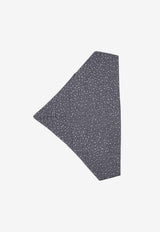 PINKO Svizzera Crystal-Embellished Knitted Scarf Gray 106001A2Z8_I12