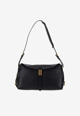 PINKO Medium Leather Saddle Shoulder Bag Black 105049A1ZX_Z99Q