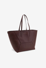 Brunello Cucinelli Bc Duo Hammered Leather Tote Bag Purple MBDKD2571C4181_Purple_40000182