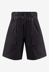 Y-3 Embroidered Cargo Shorts Black KH3208Black_Black_44824437
